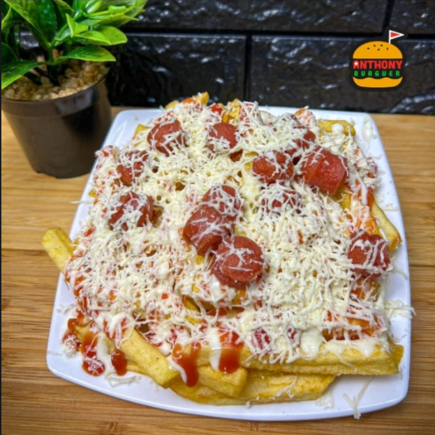 Salchipapa pequeña
